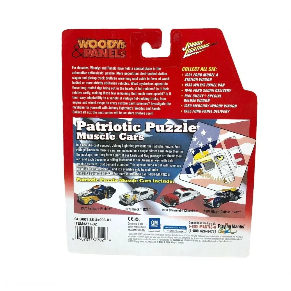 Johnny Lightning 1955 '55‎ Ford Panel Delivery Vehicle White Diecast 1/64 Scale